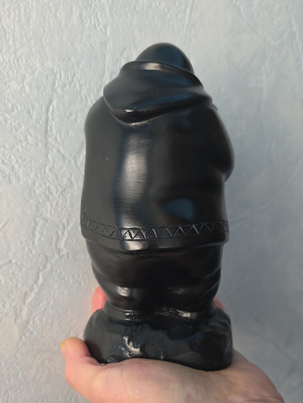 Boma Black Inuit Art Sculpture - Picture 2 of 5